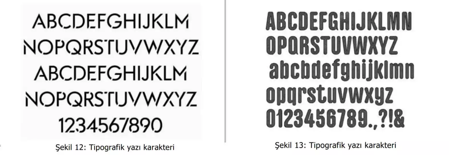 tipografik yazı karakter örnekleri-Mersin Web Tasarım